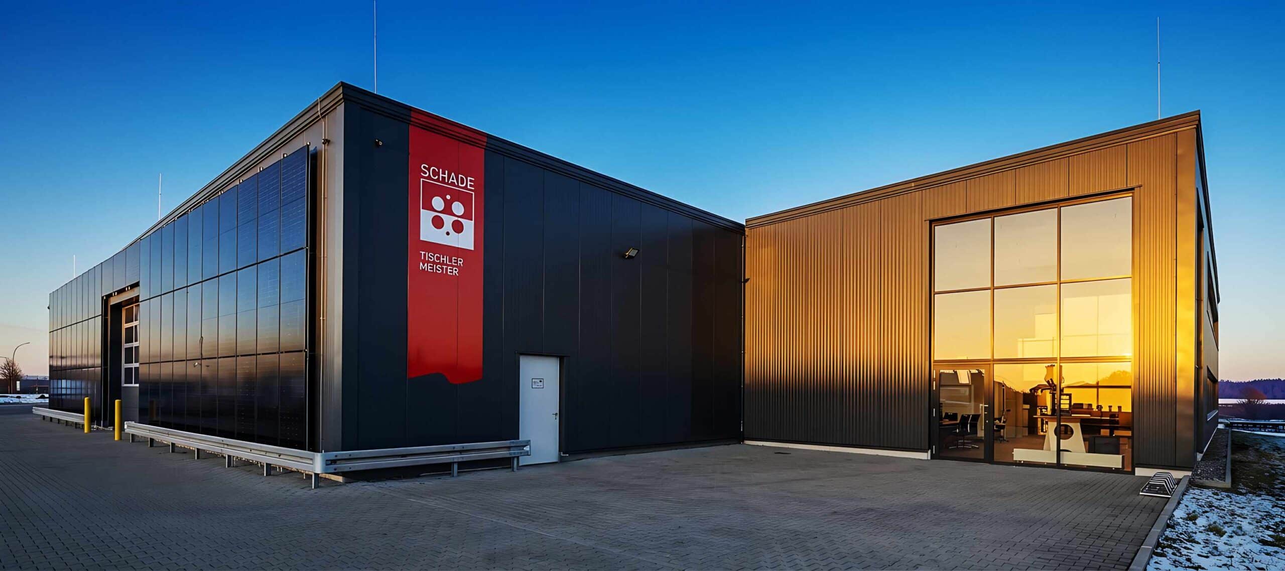 Außenansicht des Küchenstudios und der Schreinerei Schade in Bernau bei Berlin